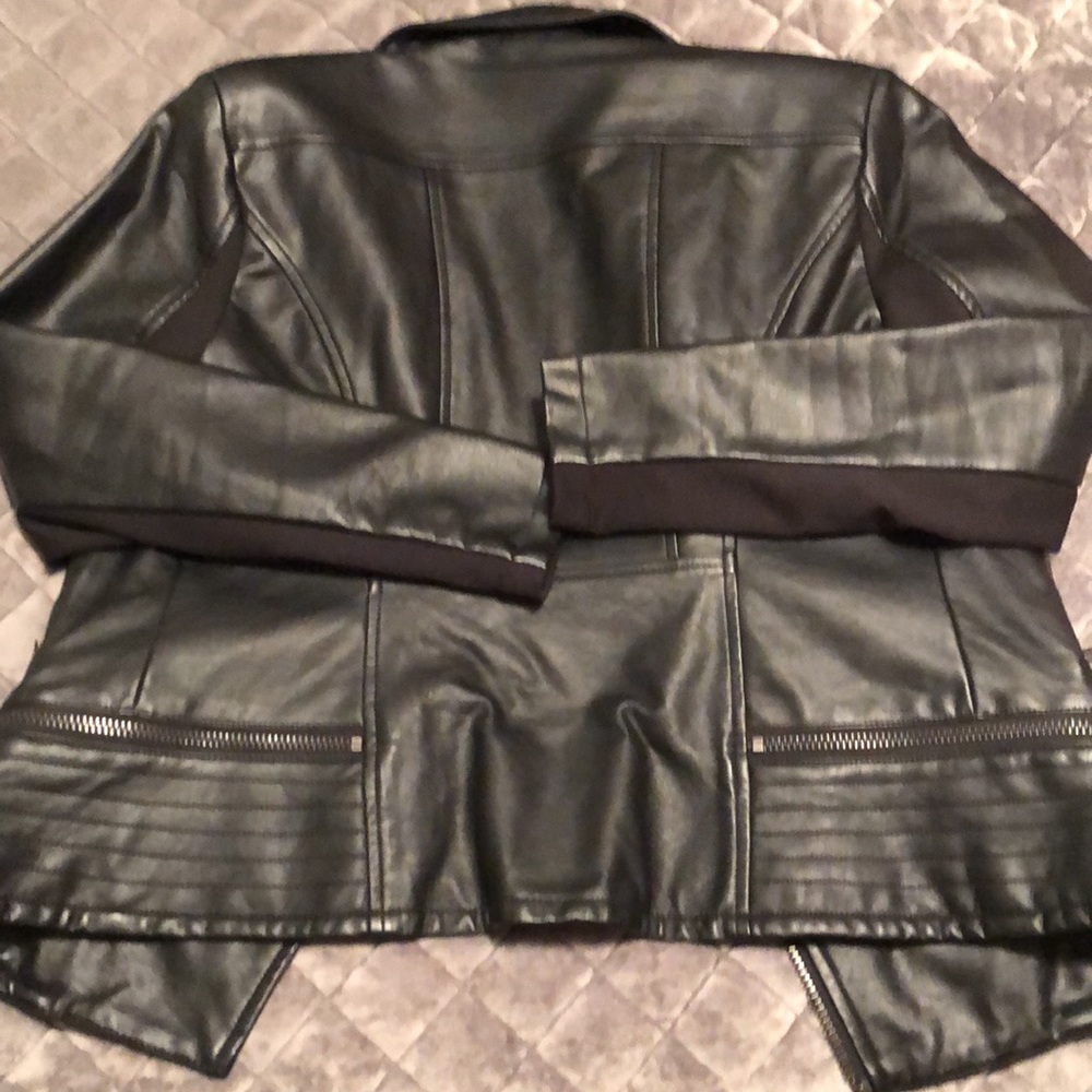 Giuliana leather Moto jacket XS - Picture 7 of 7